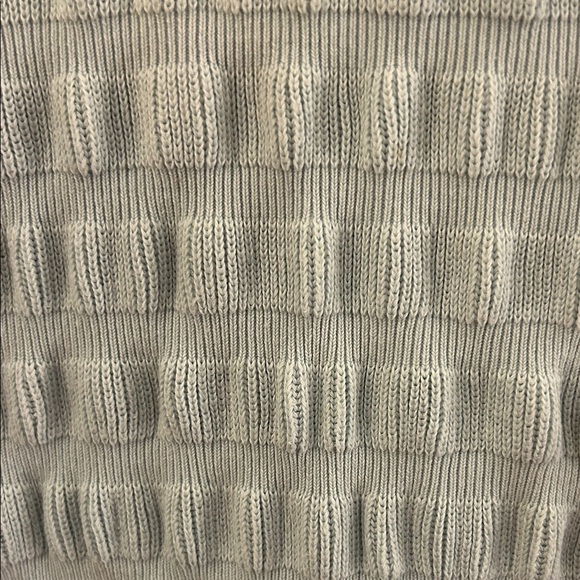 COS Textured Short Sleeve Top in Soft Blue - Picture 3 of 7